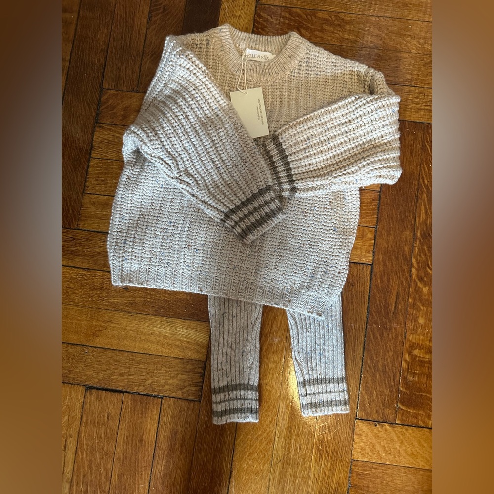 Kids Knit sweater sky dust